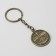 Key keychain, metallic, talisman "Svetlana" brass, 3 x 3.5 x 2.5 cm