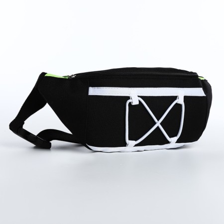 Board waist with lacing, black color-1
