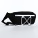 Board waist with lacing, black color