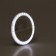 LED ring lamp for Luazon Aks-06, 3 modes, 80 mAh, white