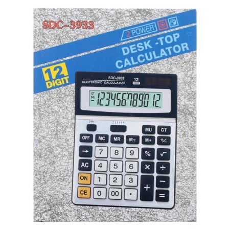 Desktop calculator, 12 - discharge, SDC - 3933-5