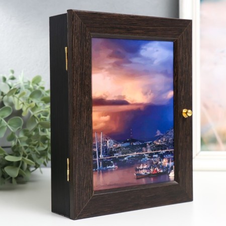 Klyno "Vladivostok" 17x22 cm, wenge-1