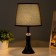 Board lamp "Padder" E27 40W Black 21x21x38 cm Risalux
