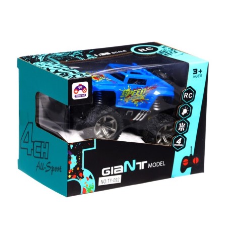 Radio -controlled jeep "Cross", works on the battery, the color of the blue-5