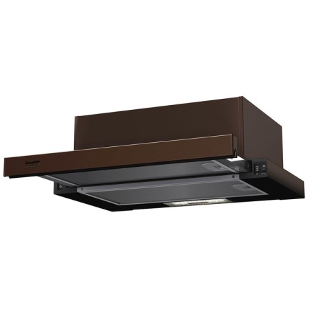 The hood Krona Kamilla 500, built -in, 390 m3/h, 3 speeds, 50 cm, brown