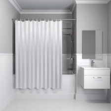 Rigone bathroom curtains, 240 × 200 cm, white
