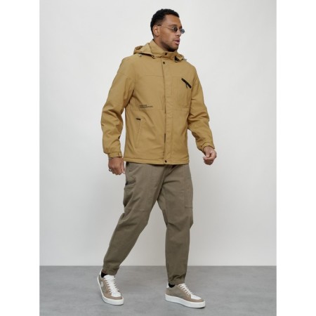 Sports male jacket, size 54, beige color-3