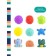 Happy Snail bath set, tactile balls and toys, 9 items