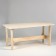 The table for the "Dacha" set 160x70 cm, natural pine