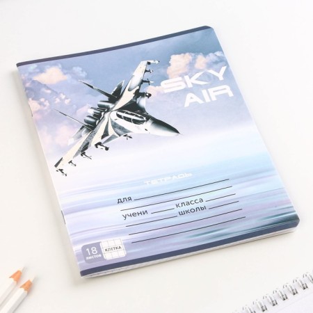 A notebook of 18 sheets A5, on the paper clip “September 1: Grey”, 5 types of mix, whiteness 96%.-11