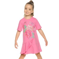 Dress for girls, height 98 cm, pink color
