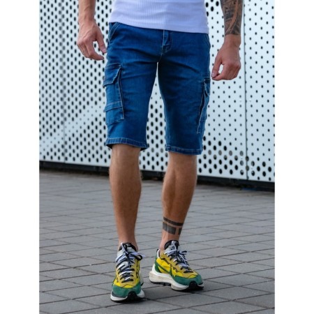 Male shorts, size 54, blue color