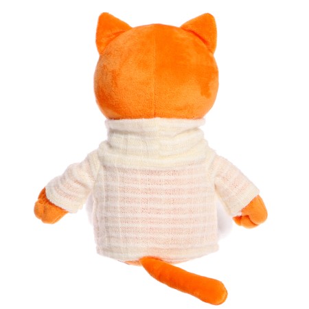 Soft toy "Cat Marta in felt boots and sweater", 25 cm-2