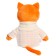 Soft toy "Cat Marta in felt boots and sweater", 25 cm