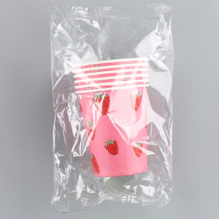 A one -time paper glass "Love and pour", a set of 6 pcs, 250 ml-4