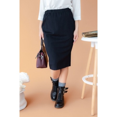 Women's skirt, size 44, black color-1