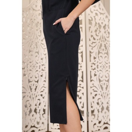 Women's dress, size 60, blue color-8