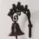 Bell souvenir cast iron "six birds" 21x10x18 cm