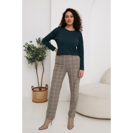 Female trousers, size 50, beige color 60618-3