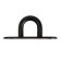 Tundra bracket for mounting cables 3.5 cm, black color