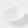 Ceramic "shell", 9 × 7 × 3 cm, white color
