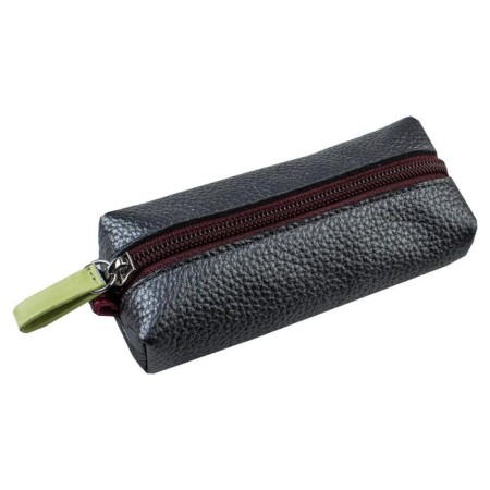 Key of zipper, length 14 cm, gray color