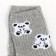 Women's socks "bears", gray color, size 23-25