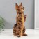 Figure "Kitten Tom" 27 x 10 x 10 cm.
