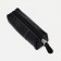 Key of zipper, length 12.5 cm, ring, black color