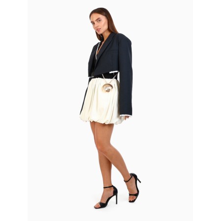 Female bag on a magnet, gold color-8