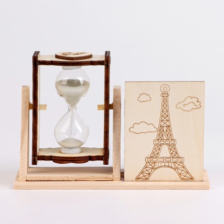 Sanding clock "Tower", souvenir, organizer for the office, 10 x 13.5 cm