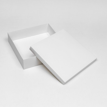 The box is folding, cover is, white, 30 x 30 x 8 cm-3