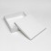 The box is folding, cover is, white, 30 x 30 x 8 cm