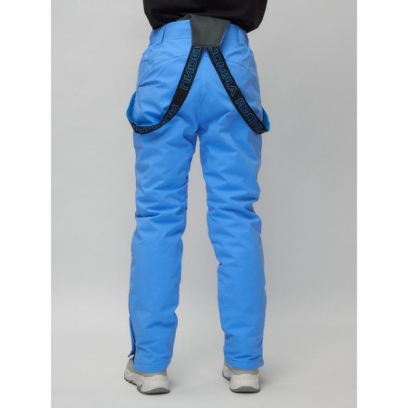 Ski suit female, size 42, blue color-20