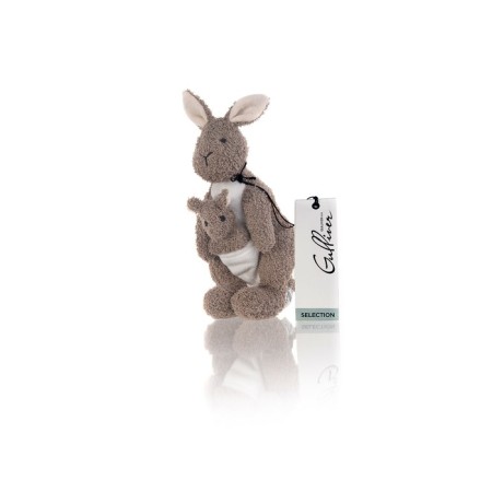 Gulliver soft toy kangaroo with kangaroo, 20 cm-2