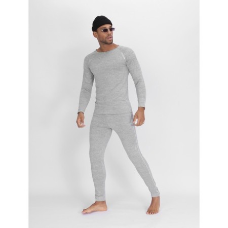 Thermal underwear is male, size 54-56, the color is light gray-1