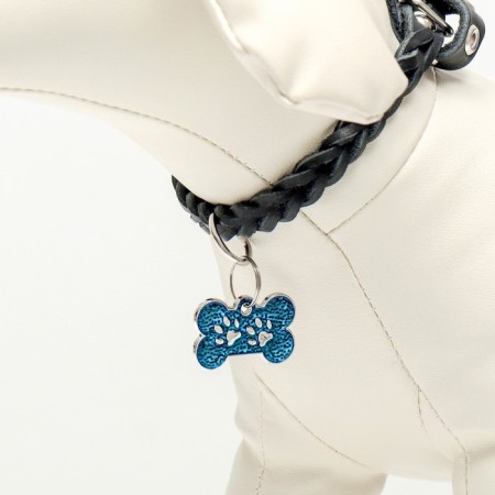 Tarry for engraving "Bone with paws", 3 x 1.5 cm, packing 6 pcs, mix of flowers-4