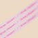 A satin tape, gift packaging, “Dreams come true”, lavender, 2 cm x 22.5 m