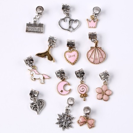 Set for creating children's jewelry in the box "Pink tenderness"-9