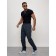 Sports male winter, size 52, dark blue color