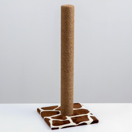 High and thick column claws, sisal, 35 x 35 x 82 cm, mix of flowers