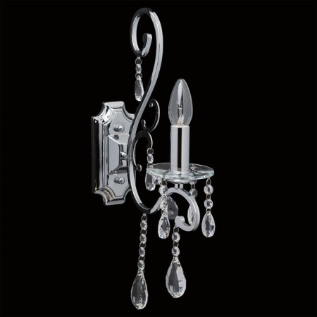 Bra "Suzanne" 1x40W E14 chrome 46x10x23cm