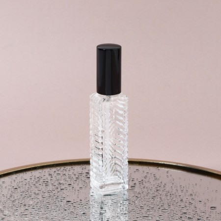 The perfume bottle "Transparent pattern", with a spray, 15 ml, black color-4