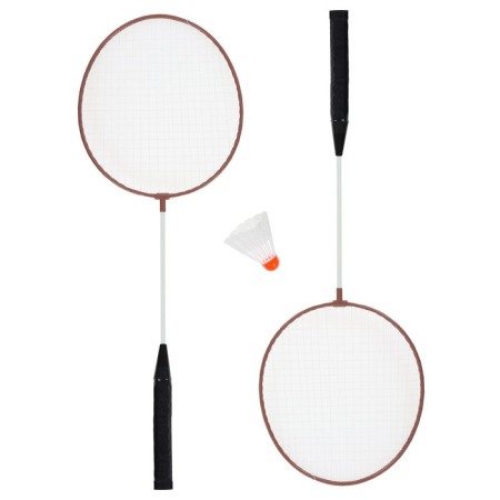 ONLYTOP Badminton Set: 2 rackets, Volan, in the grid, Mix colors-3