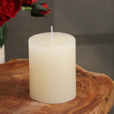 Candle-cylinder aromatic "jasmine", 6x7.5 cm-1