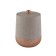 Axentia Concrete storage capacity for a bathroom of gray ceramics Ø 10 cm
