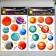 Plastic sticker multi -layer "Cosmos" mix 54x32 cm