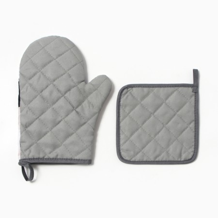 Kitchen "be happy" mittens-output 20x27cm, sequence 17x17cm 100% p/e-2