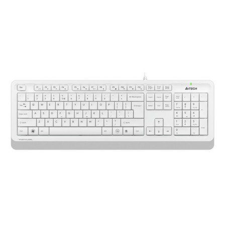 Keyboard + Mouse A4Tech FSTYLER F1010 CLAV: White/Gray Mouse: White/Gray USB Multimedia (F10 10046-6