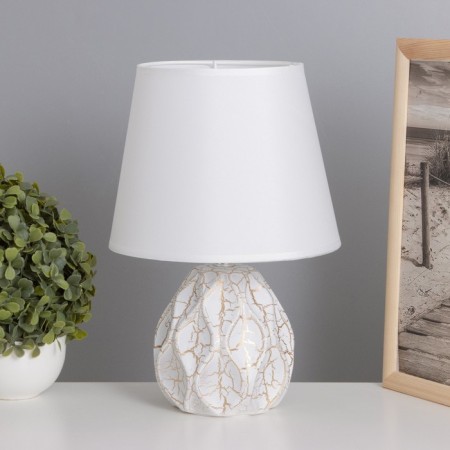 Table lamp "Ivett" 1x40W E14 white 20x20x30cm